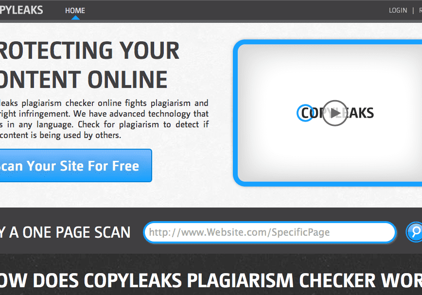 CopyLeaks - Online Plagiarism Checker