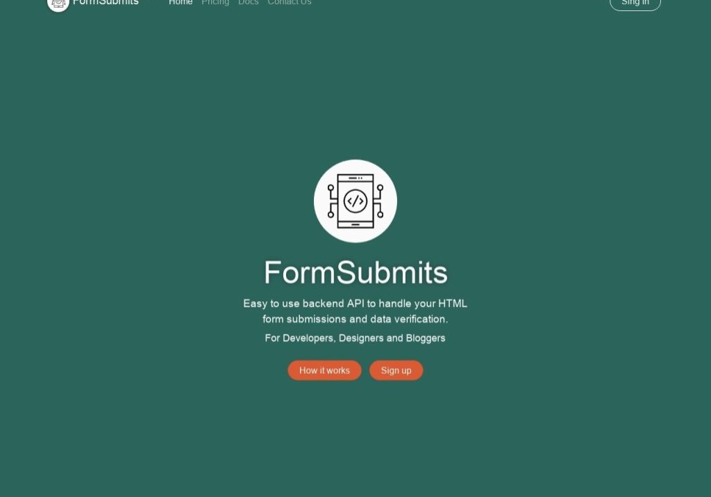 https://formsubmits.com/