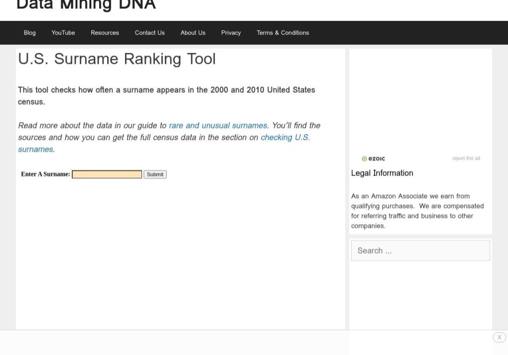 https://www.dataminingdna.com/united-states-surname-ranking-tool