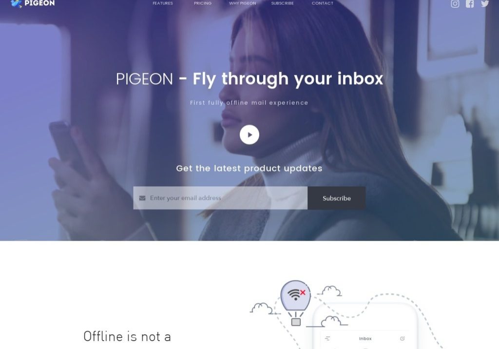 http://www.pigeonmailapp.com/